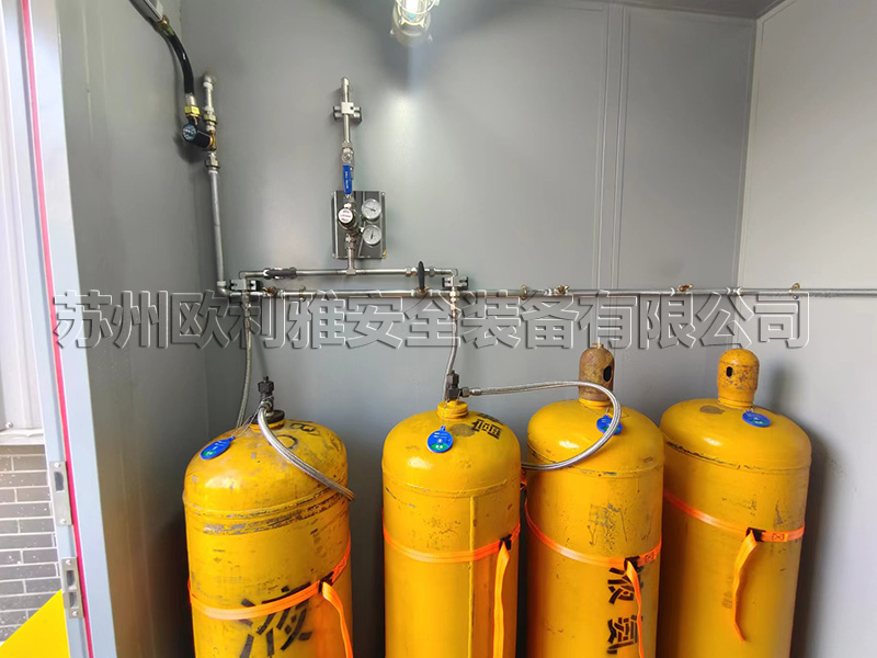 上海某電力公司氣瓶存儲間項目